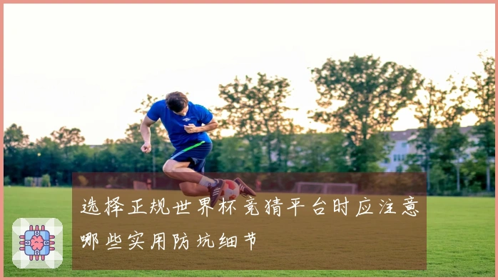 选择正规世界杯竞猜平台时应注意哪些实用防坑细节