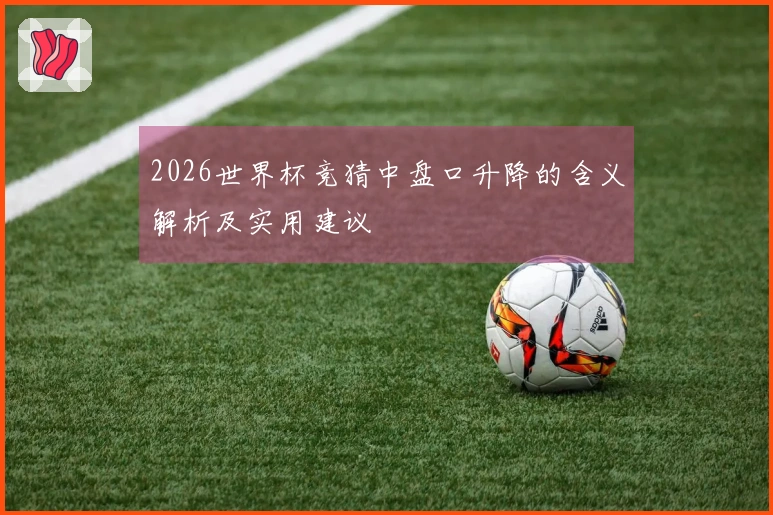 2026世界杯竞猜中盘口升降的含义解析及实用建议